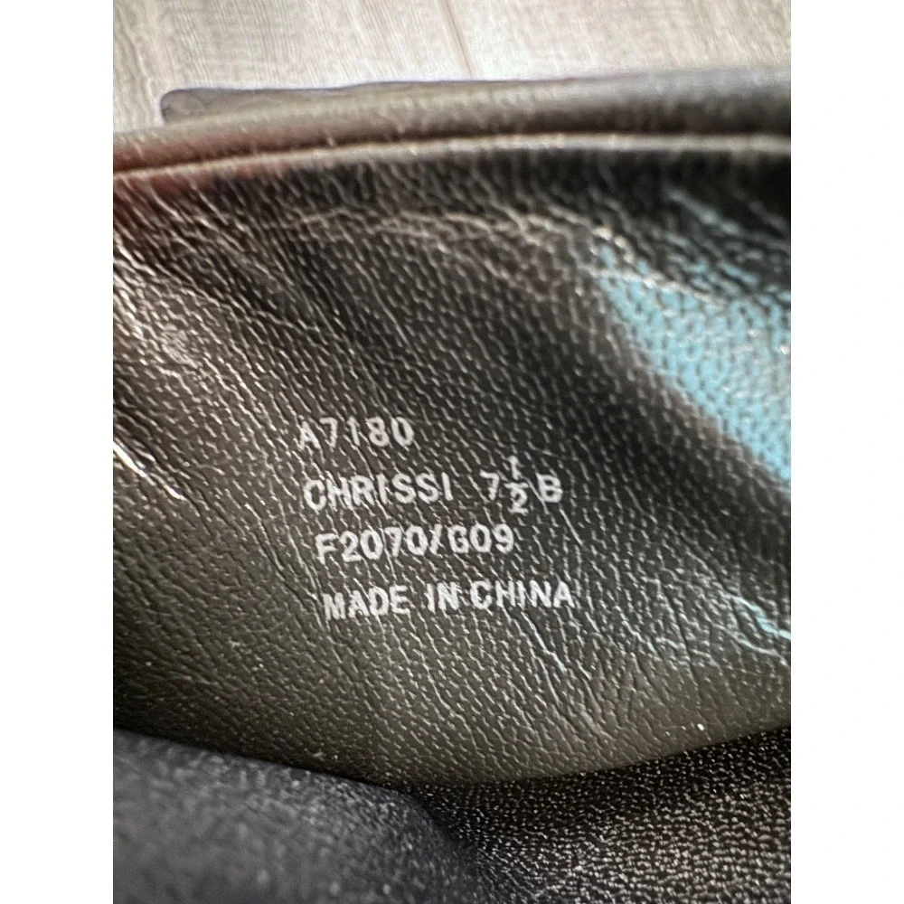 Coach Chrissi Signature Logo Khaki & Tall Boot Riding Boot Size 7.5‎ - Picture 5 of 5